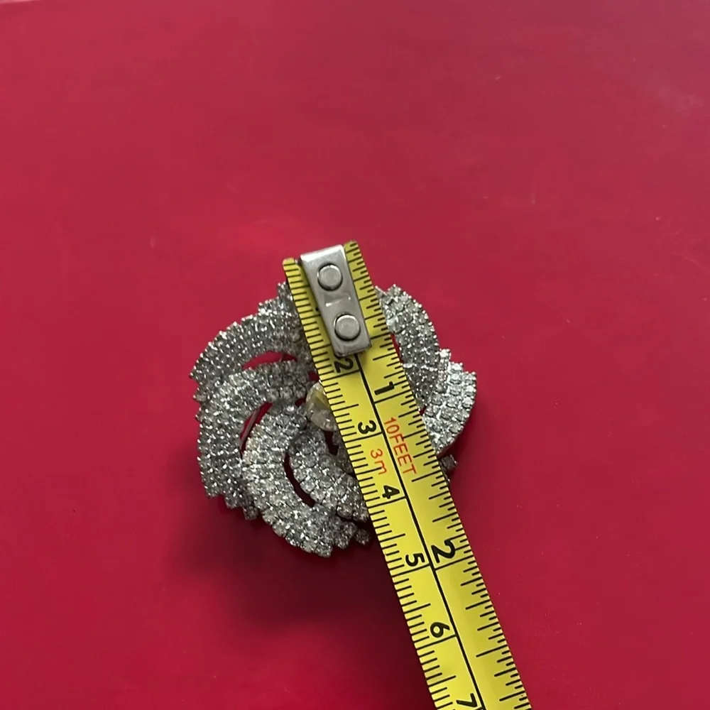 Rhinestone brooch